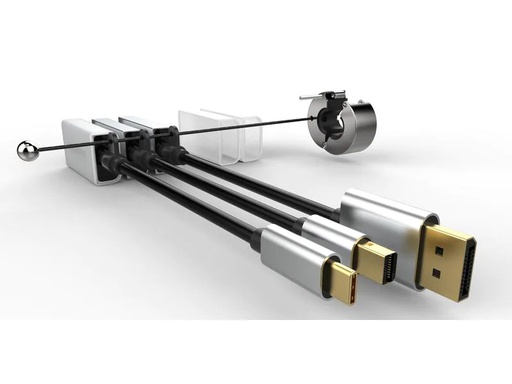 [90149345 1178045] Vivolink Adapterring Pro HDMI DP, MiniDP+ und USB-C 4K@60Hz