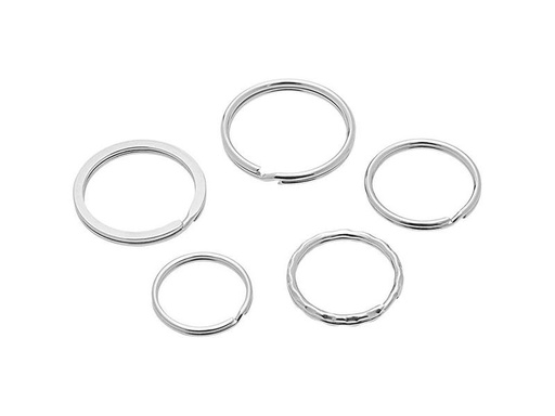[90149350 1127426] WEDO Schlüsselring 25-30 mm 15 Stück