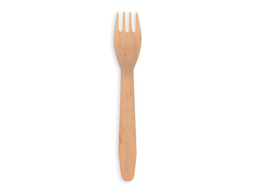 [90014920 553385] Papstar Einweg-Gabel Pure Holz 100 Stück Braun