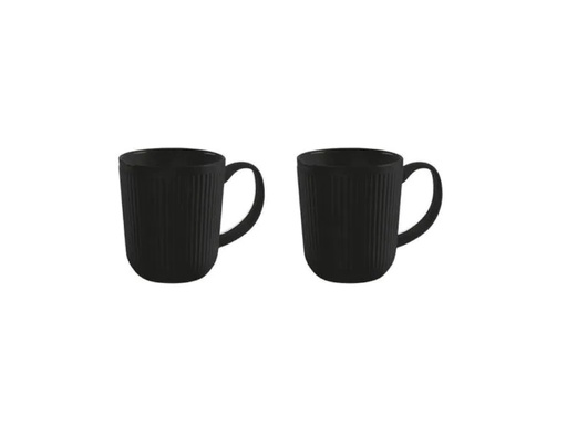 [90149538 1074014] Bodum Kaffeetasse Douro 350 ml, 2 Stück, Schwarz