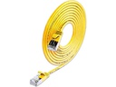 SLIM Slimpatchkabel RJ-45 - RJ-45, Cat 6, U/FTP, 7.5 m, Gelb