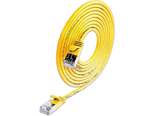 [90149866 374987] SLIM Slimpatchkabel RJ-45 - RJ-45, Cat 6, U/FTP, 7.5 m, Gelb