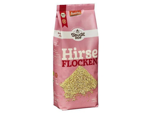[90014973 929487] Bauck Mühle Bio Demeter Hirseflocken glutenfrei 475 g