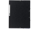 Exacompta Gummibandmappe A4 Schwarz, 250 Blatt