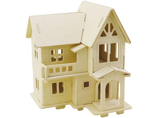 [90150108 657411] Creativ Company Mini-Haus 3D mit Balkon
