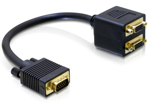 [90014995 557613] Delock 2-Port Signalsplitter VGA - 2x VGA, passiv
