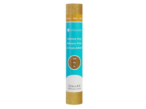 [90150170 780604] Silhouette Vinylfolie Glitter 30.5 Gold