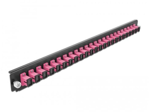 [90150209 1142974] Delock Verteilerplatte Frontblende 24 Port SC Simplex violett