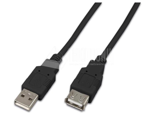 [90150318 169558] Wirewin USB 2.0-Verlängerungskabel  USB A - USB A 1 m