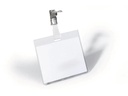 DURABLE Namensschild mit Clip 60 x 90 mm, 25 Stück