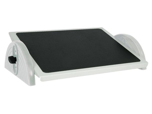 [90150450 1022663] WEDO Fussstütze Relax Steel Black 5 Stufen, Silber