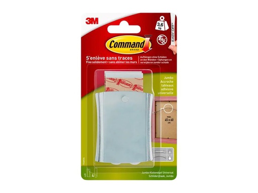[90015038 878661] Command Haken Command Silber, 3.6 kg