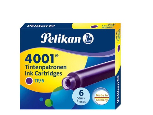 [90150614 1038091] Pelikan Tintenpatrone 4001 Violett, 6 Stück