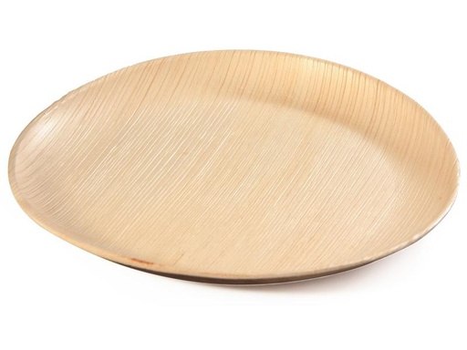 [90150699 1072820] Sier Einwegteller Palm 23 cm, 20 Stück, Hellbraun