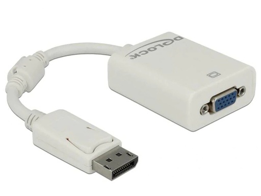 [90150722 143509] Delock Adapter Displayport - VGA Weiss