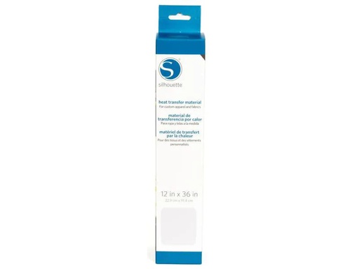 [90150739 346383] Silhouette Aufbügelfolie 30.5 cm x 90 cm Weiss, glatt