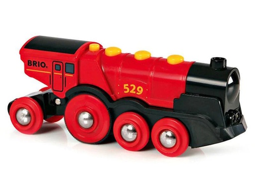 [90150768 420538] BRIO Eisenbahn Rote Lola Batterielok