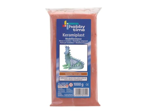 [90150823 630845] Glorex Modelliermasse Keramiplast Terracotta