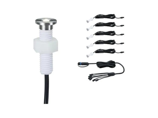 [90150833 991079] Paulmann Gartenspot Plug &amp; Shine MICROPEN II 3000 K, 5 Stück