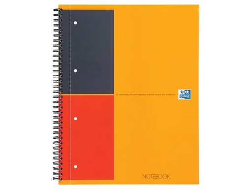 [90150933 1108956] Oxford Notizheft Collegeblock International, A4 +, Liniert, Orange