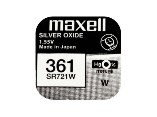 [90150981 920127] Maxell Europe LTD. Knopfzelle SR721W 10 Stück