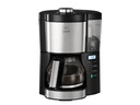 Melitta Filterkaffeemaschine Look Timer 1025-08 Edelstahl, Schwarz