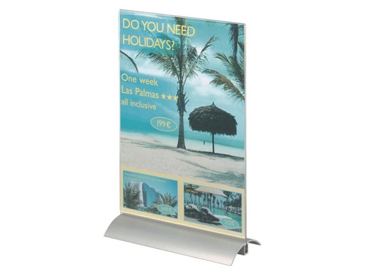 [90151037 1020424] DURABLE Tischaufsteller Presenter A5 Transparent