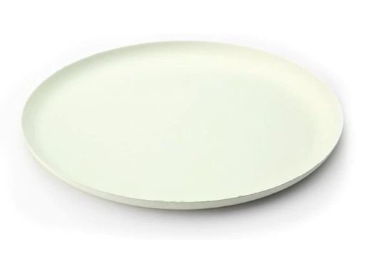 [90151175 1072768] Sier Einwegteller Bagastro 24 cm, 40 Stück, Weiss