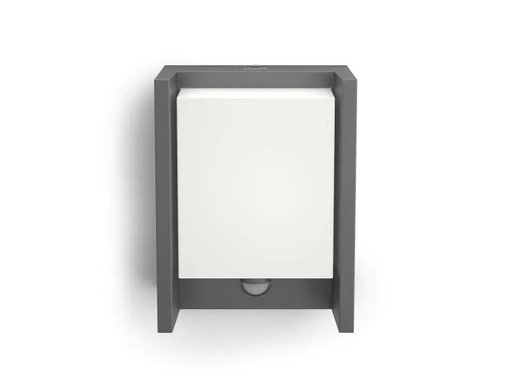 [90151238 423717] Philips myGarden Wandleuchte Arbour, 600 lm, Anthrazit + Sensor