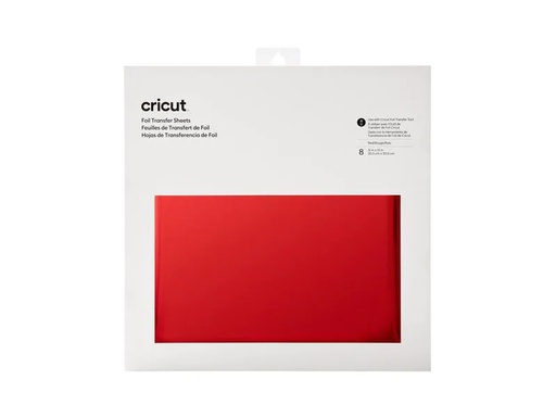 [90151317 1114266] Cricut Transferfolie 30.5 x 30.5 cm Rot