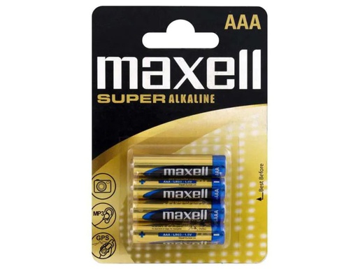[90151371 920258] Maxell Europe LTD. Batterie AAA Super Alkaline 4 Stück