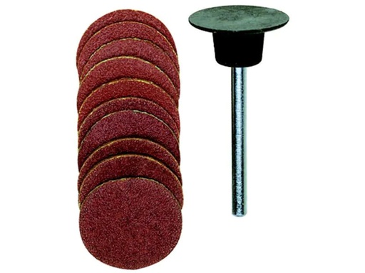 [90151411 301429] Proxxon Schleifscheibe K120K150 18 mm 10 Teile