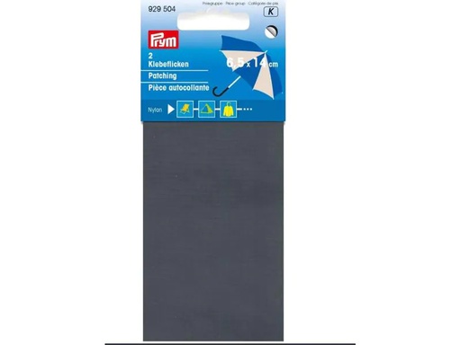 [90001491 1174936] Prym Flickstoff 6.5 x 14 cm Nylon, Grau