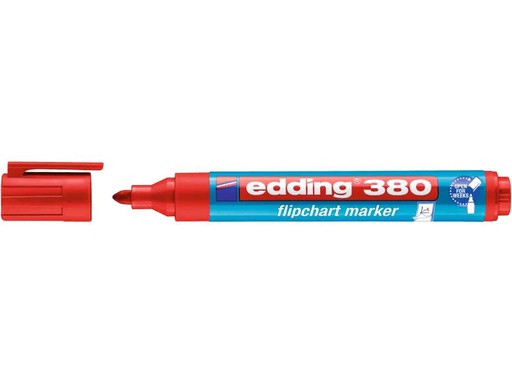 [90151515 966551] edding Flipchart-Marker 380 Rot