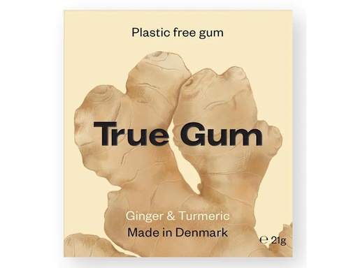 [90151600 1129899] True Gum Kaugummi Ingwer &amp; Kurkuma 21 g