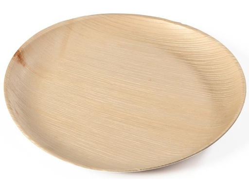 [90151608 1072817] Sier Einwegteller Palm 12 cm, 20 Stück, Hellbraun