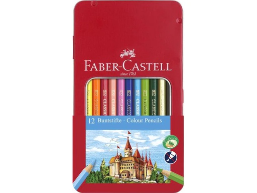 [90151665 734997] Faber-Castell Farbstifte Hexagonal 12er Metalletui