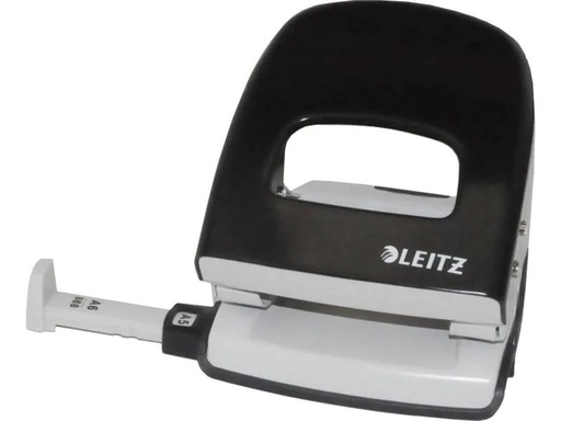 [90151999 52409] Leitz Locher NeXXt Metall, 30 Blatt, Schwarz