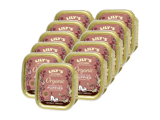 [90152034 636963] Lily's Kitchen Nassfutter Bio Dinner für Welpen, 11 x 150 g