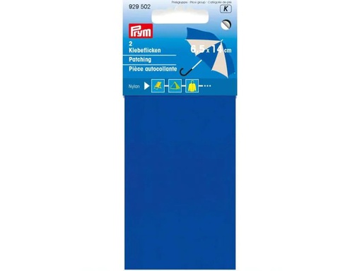 [90152048 1174935] Prym Flickstoff 6.5 x 14 cm Nylon, Blau