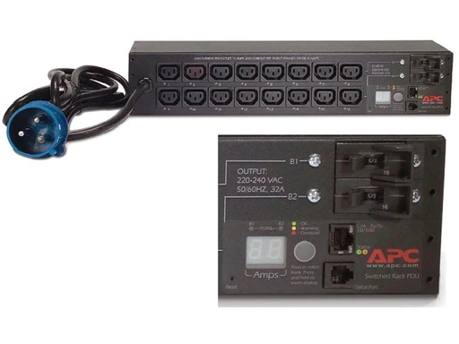 [90152077 641244] APC 19 PDU AP7922B 16x C13 32 A