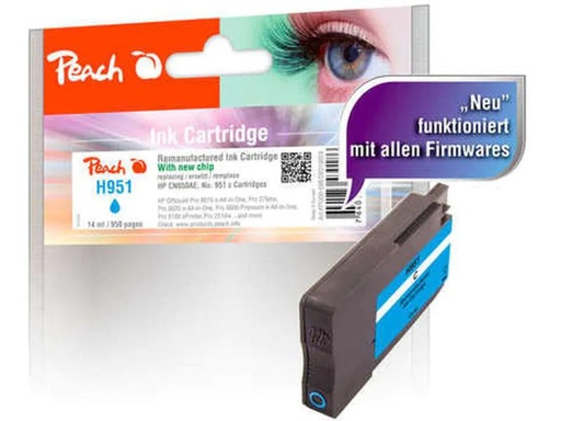 [90152485 599172] Peach Tinte HP Nr. 951 (CN050AE) Cyan