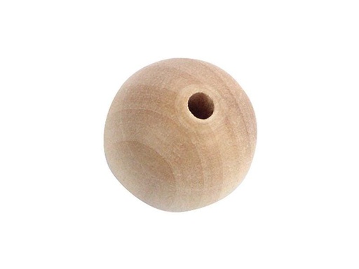 [90152499 1192992] Rico Design Holzperlen Gebohrt  20 mm Nature, 16 Stück