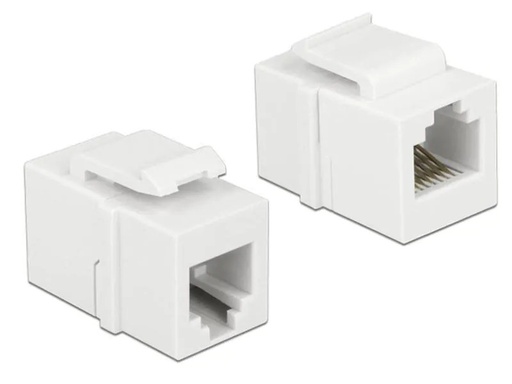 [90152553 496265] Delock Keystone-Modul RJ-12 Weiss