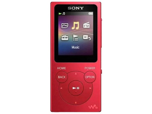 [90152703 457174] Sony MP3 Player Walkman NW-E394R Rot