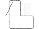 Urbany's Necklace Case iPhone X/XS Flashy Silver Transparent