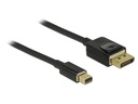 Delock Kabel Mini-DisplayPort – DisplayPort, 1 m 8K 60 Hz