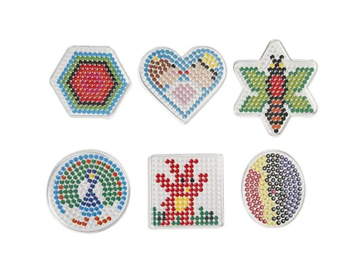 [90153148 738002] Creativ Company Bügelperlen Platten Set Transparent