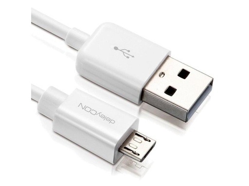 [90153201 358385] deleyCON USB 2.0-Kabel  USB A - Micro-USB B 0.15 m
