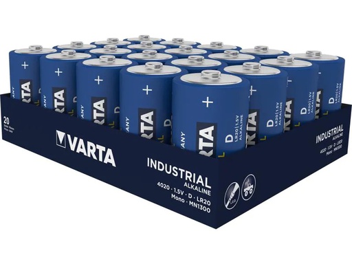 [90153332 564298] Varta Batterie Industrial D 20 Stück